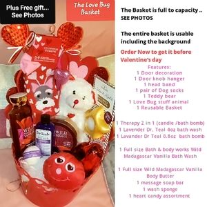 Love Bug Bath & Body Works Valentine's Basket